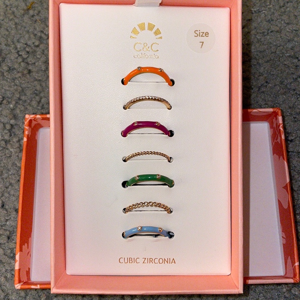 7 set of rings